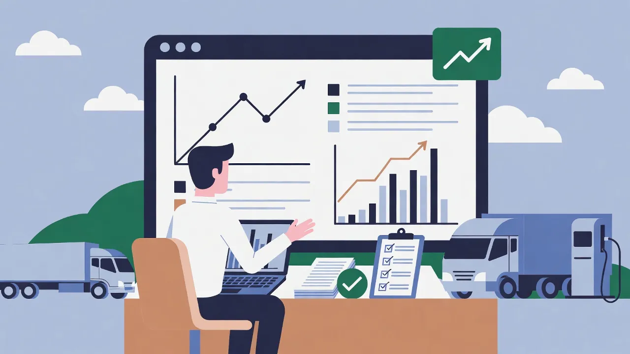 Solar panels, grid infrastructure and industrial site
